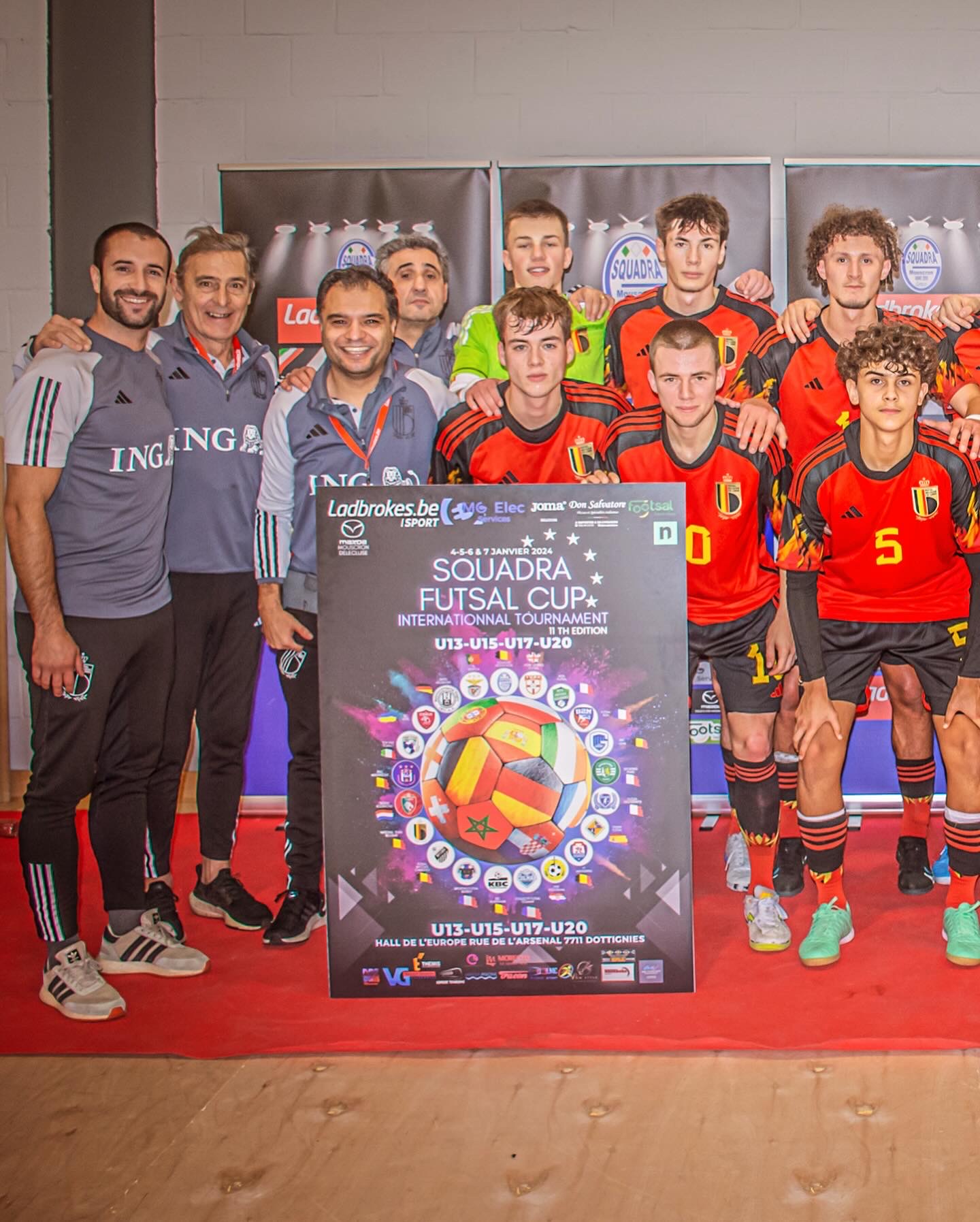 Staff médical Squadra Futsal Cup